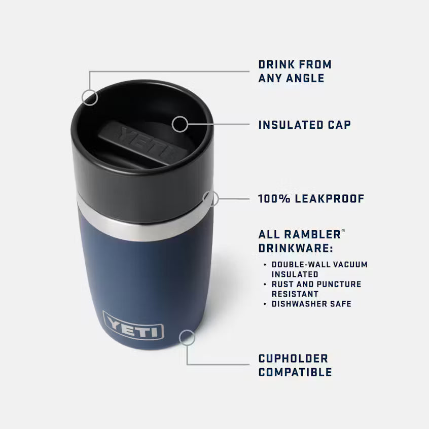 YETI - Rambler Travel Bottle - Royal Blue - 8 oz