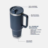 YETI - Rambler 40 oz Travel Straw Mug - Royal Blue