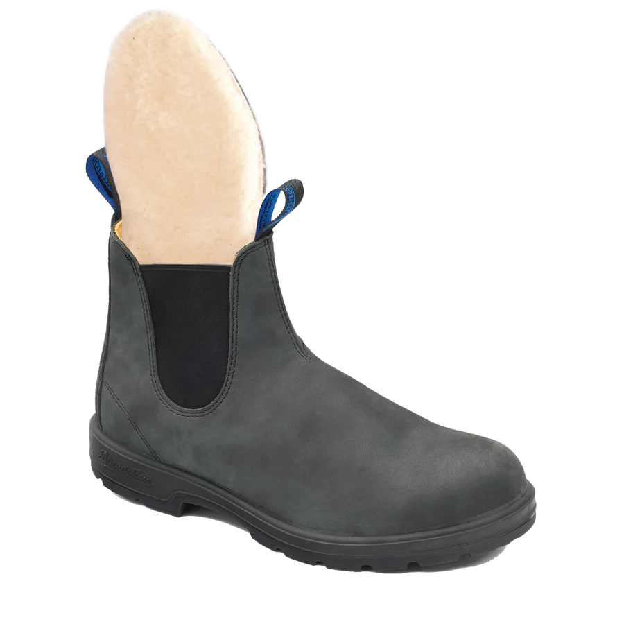 Blundstone #1478 Winter Thermal Classics: 100% wool fleece footbed for cozy comfort.