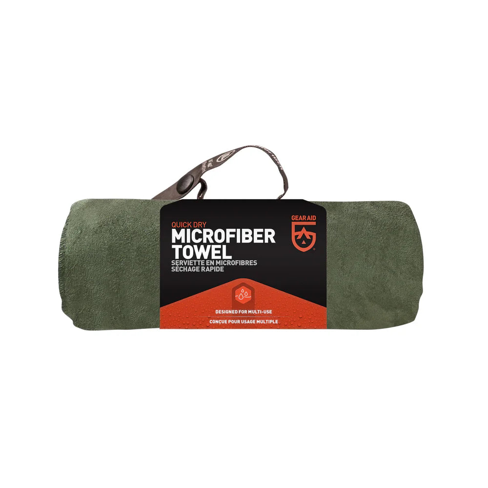 Gear Aid - Ultra Compact Microfiber Towel - XL OD Green