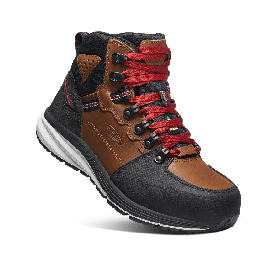 Keen Men's CSA Red Hook Mid Waterproof - Puncture-resistant midsole plate for underfoot protection.