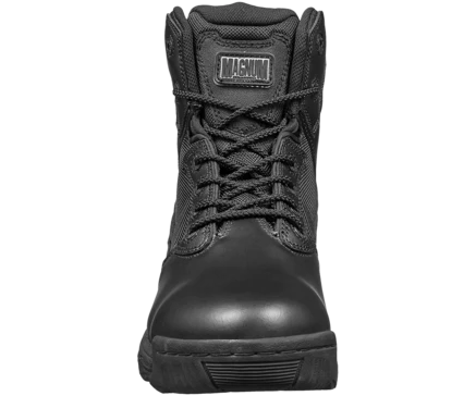 Tactical Boot - Full grain leather and heavy-duty nylon mesh upper for durability and breathability.