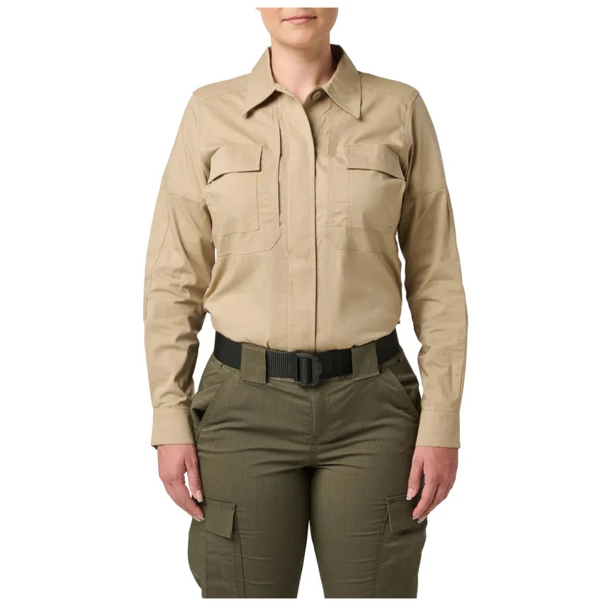5.11 Tactical - Womens Flex Tac TDU Rip Stop Long Sleeve Shirt