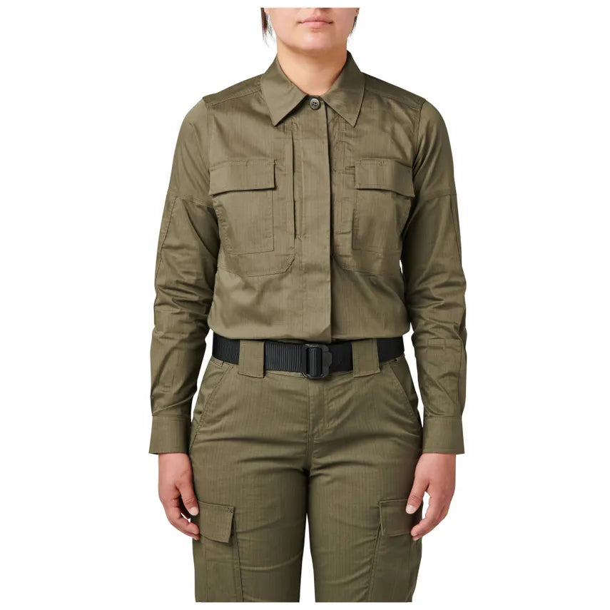5.11 Tactical - Womens Flex Tac TDU Rip Stop Long Sleeve Shirt