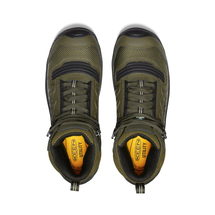 Keen CSA Reno Mid KBF Waterproof - Ideal for carpentry, framing, landscaping, and warehouse work.