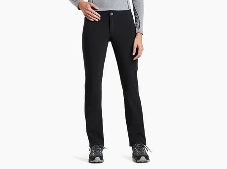 KUHL Women's Frost Softshell Pant in black.