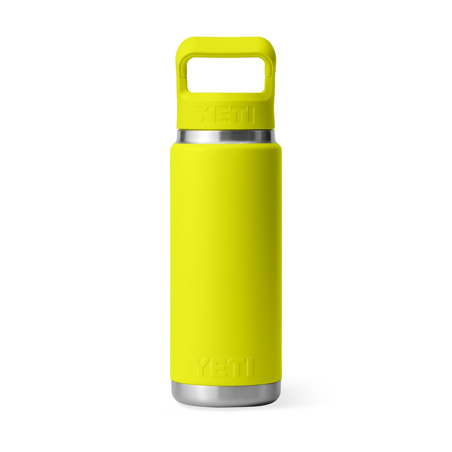 YETI - Bouteille Intl Rambler 26 oz avec paille - Jaune Firefly