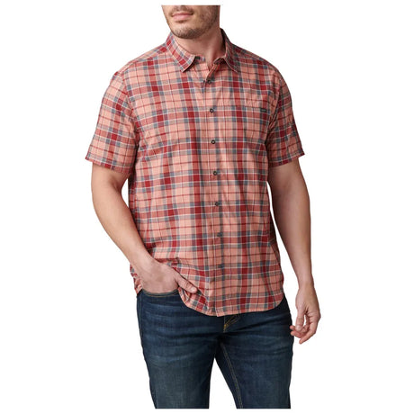 FREE GWP - 5.11 Wyatt Short Sleeve Plaid Shirt