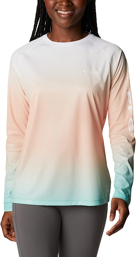 Printed Tidal Deflector Long Sleeve Shirt L / Bright Nectar