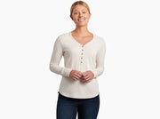 KUHL - T-shirt Henley à manches longues Lola pour femme
