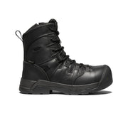 Keen Women's CSA Oshawa 8" Side Zip Carbon Waterproof Shoe - Carbon-fiber toe for lightweight safety.
