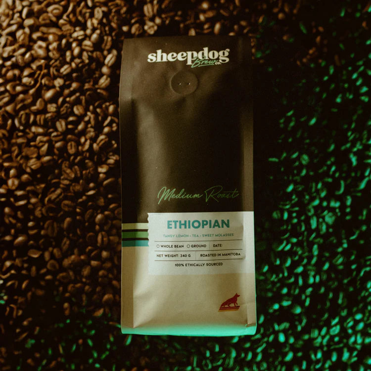 Sheepdog Brew Co - Ethiopian Coffee Beans, 300 Gram