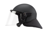 BUSCH - Impact Riot Helmet AMR-1E w/ short rail, 3mm Visor & Standard Neck Protector