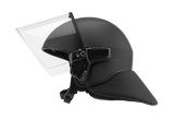 BUSCH - Impact Riot Helmet AMR-1E w/ short rail, 3mm Visor & Standard Neck Protector