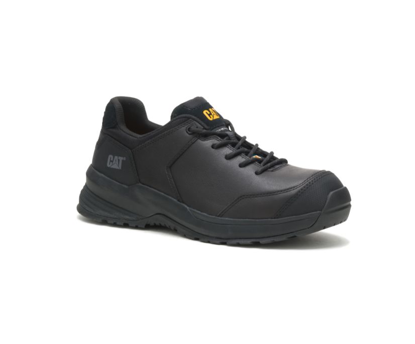 Caterpillar Streamline 2.0 Leather Composite Toe CSA Work Shoe: Non-metallic composite toe offers ultimate toe protection.