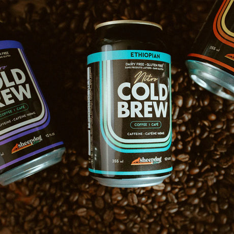 Sheepdog Brew Co - Ethiopian Cold Brew Coffee, 355 ml/can