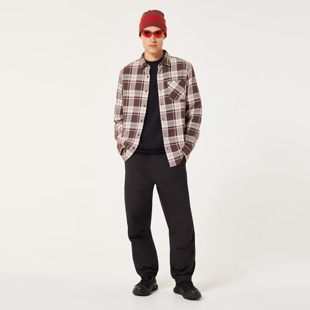 Oakley Podium Plaid Long Sleeve Flannel