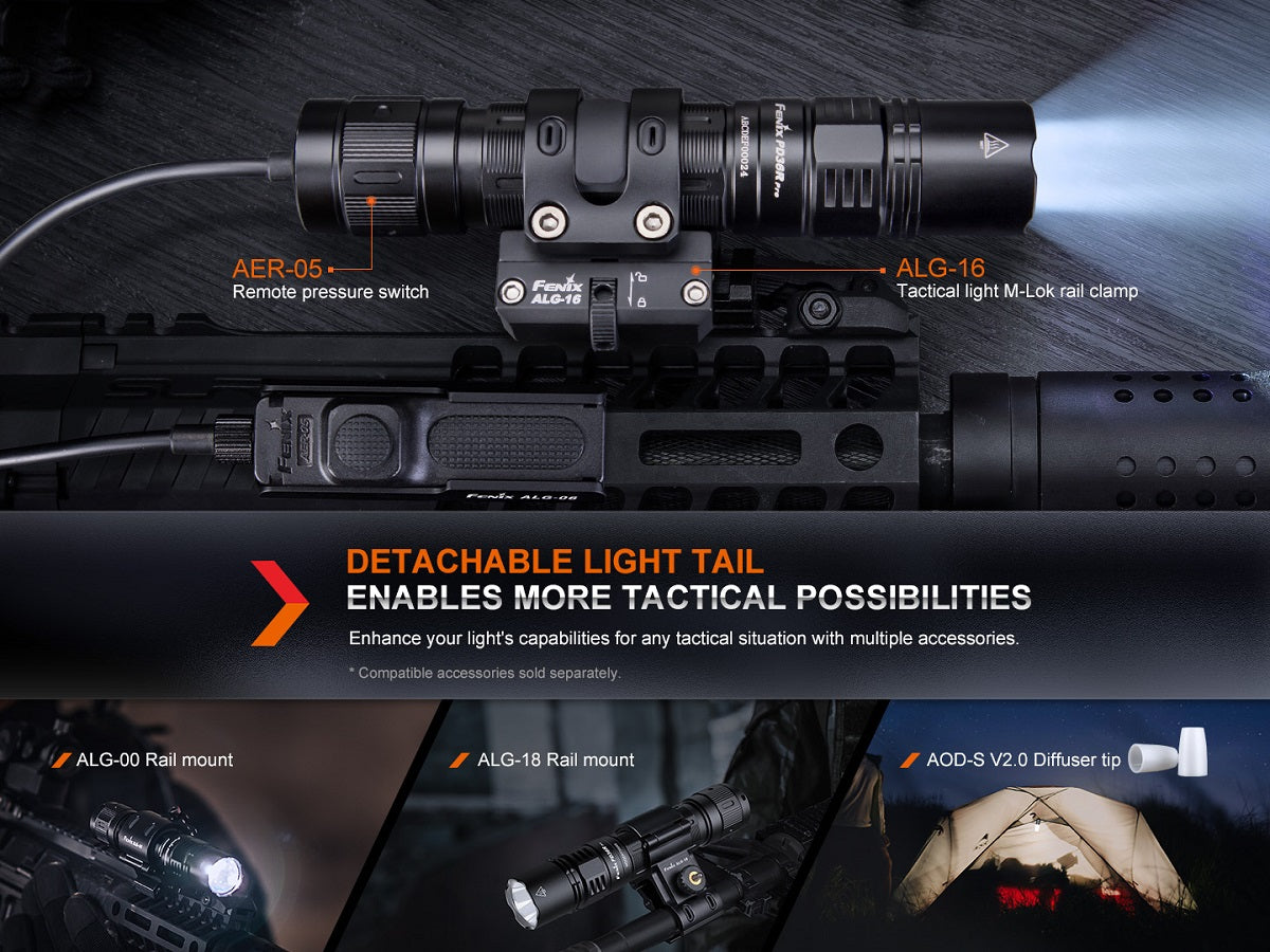 Fenix PD36R Pro Heavy Duty Rechargeable Tactical Flashlight