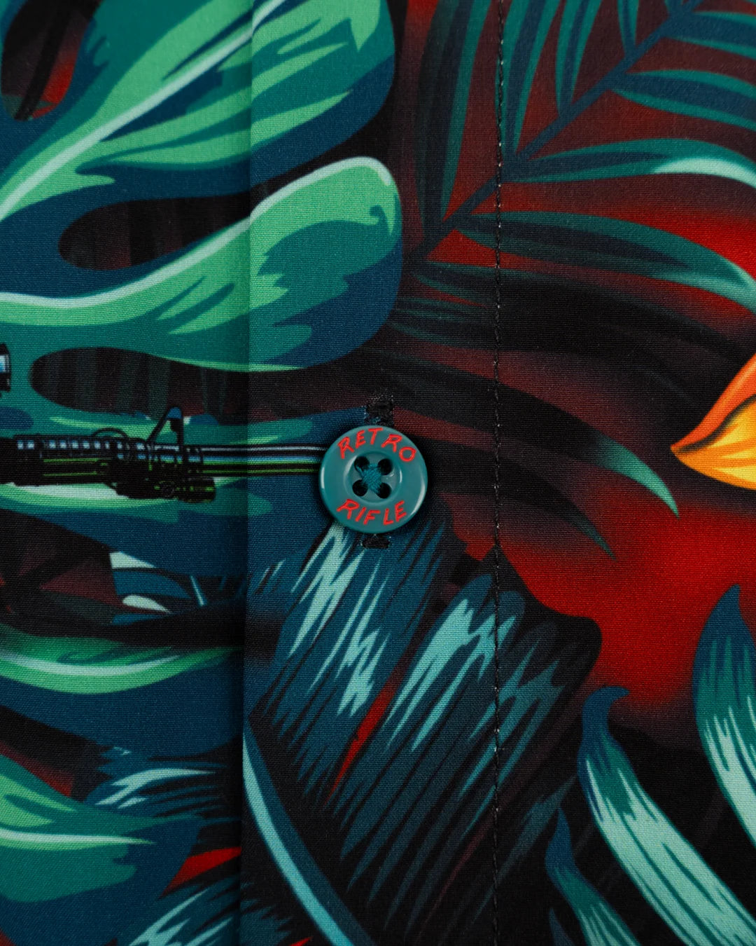 Retro Rifle - Frogman Button Down Shirt