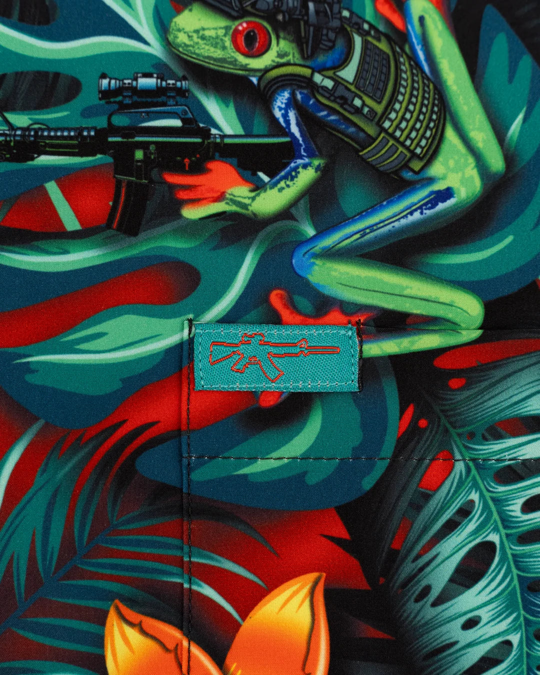 Retro Rifle - Frogman Button Down Shirt
