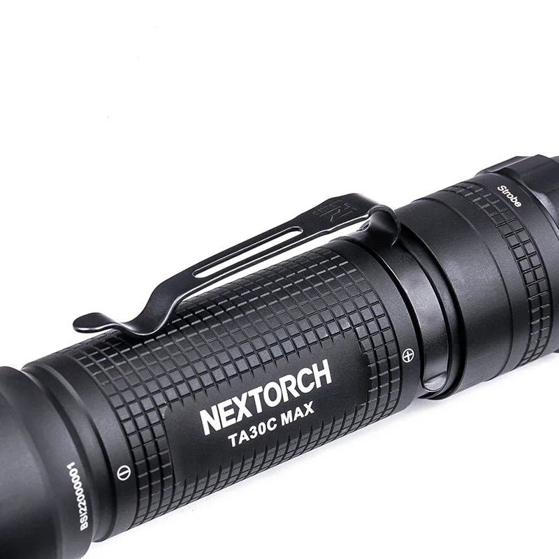 NexTorch - TA30C MAX One-Step Strobe Tactical Flashlight - 3000 Lumens