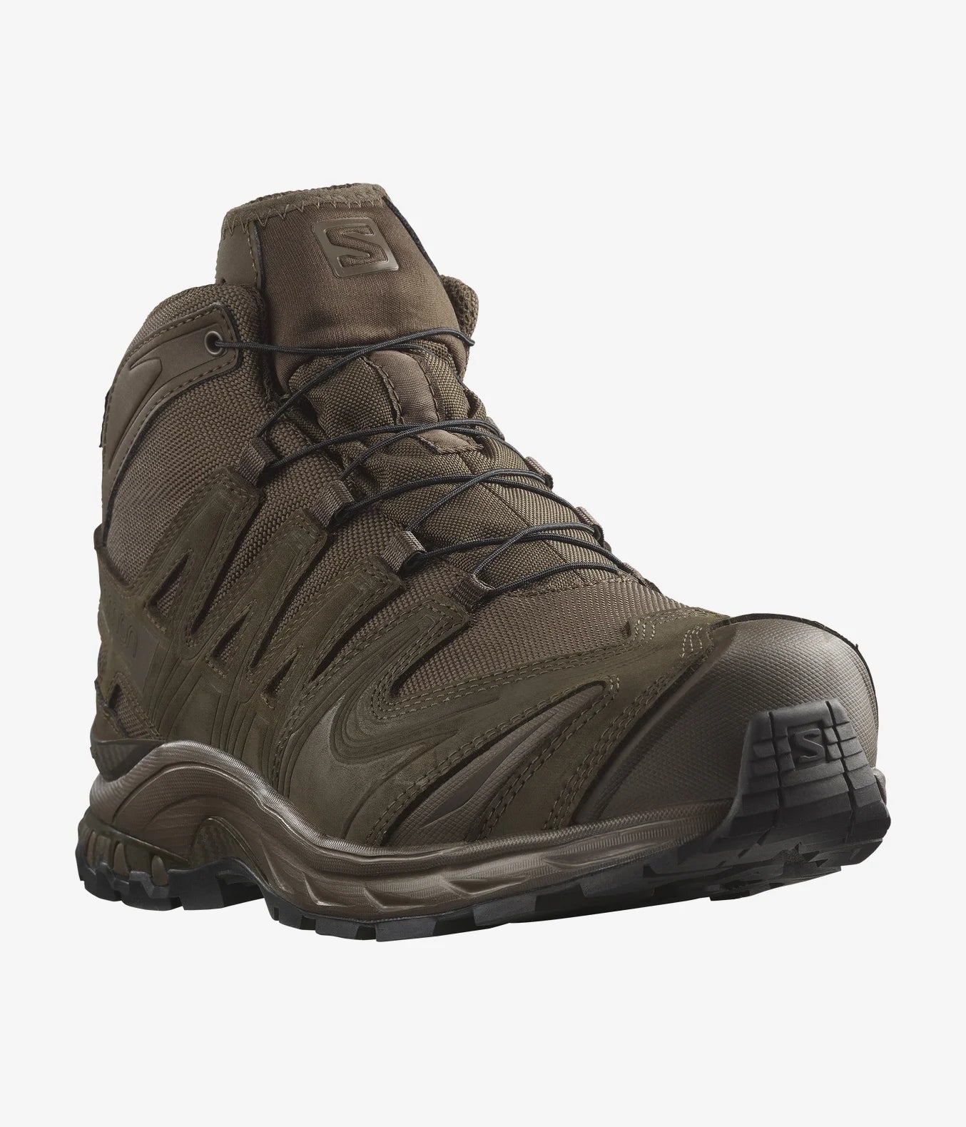 Salomon black xa forces top mid boot