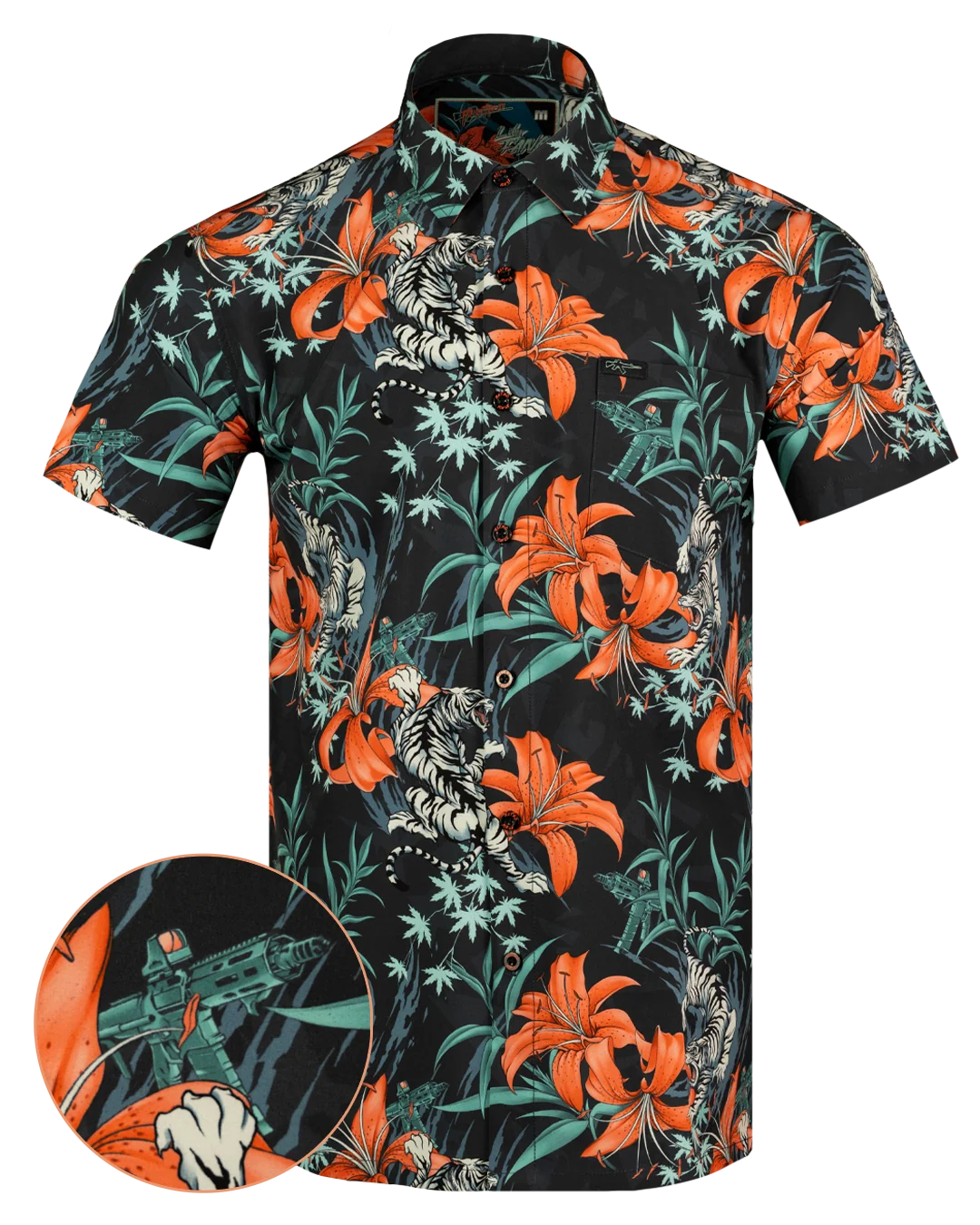 Retro Rifle - Lily Fang Button Down Shirt