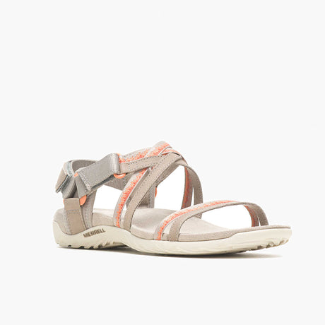 Recycled Materials Sandal - Features full grain leather and recycled webbing uppers.