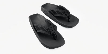 Ruck Recovery Sandal: Heat-activated footbed molds for customized support and relief.