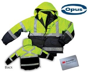 OPUS - 3-In-1 Duty Safety Rain Jacket, Class 2