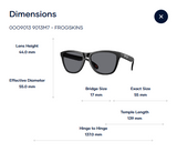 Oakley Frogskins - Matte Black w/ Grey Injected Lenses