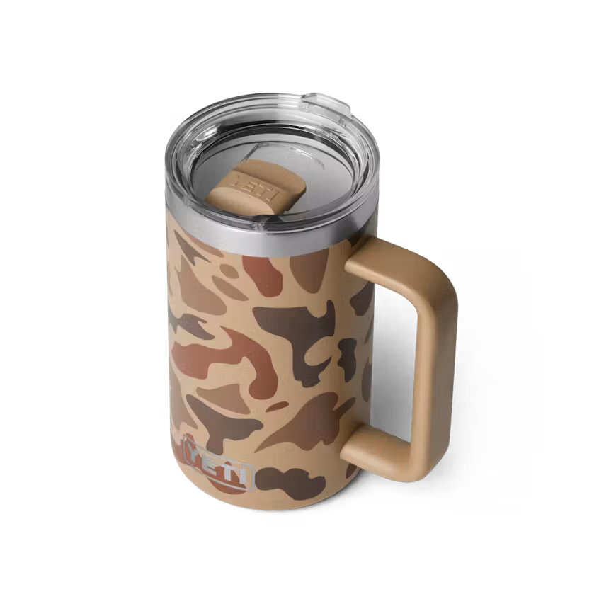 YETI - Rambler 24 oz Ceramic Lined Mug 2.0 Mag Slider - Wetlands Camo