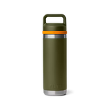 YETI - Rambler 18 oz Bottle Chug - Olive / King Crab Orange