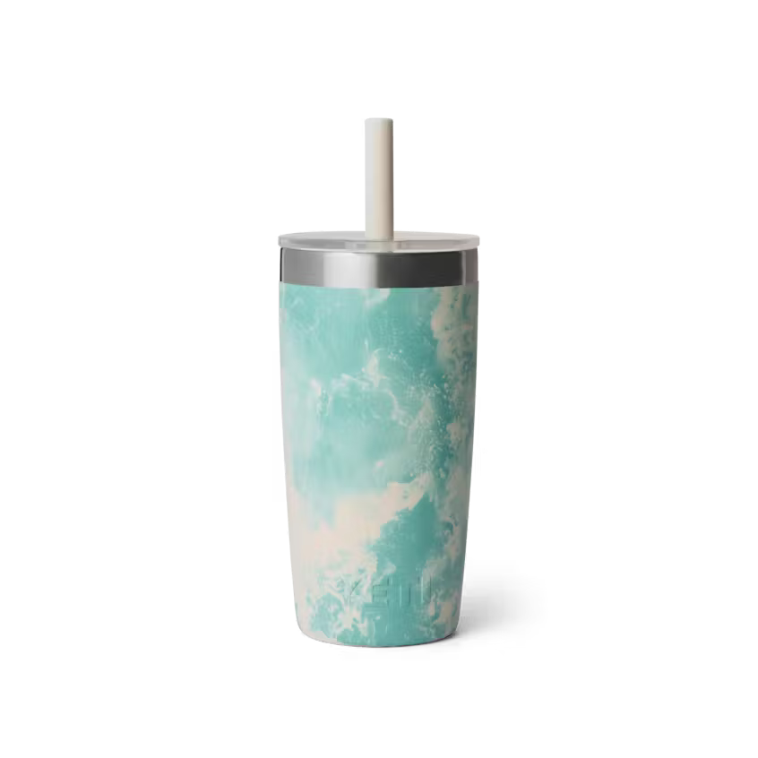 YETI - Rambler Jr 10 oz Tumbler - Seafoam Pattern Sea View