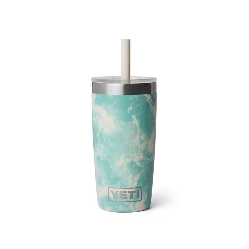YETI - Rambler Jr 10 oz Tumbler - Seafoam Pattern Sea View
