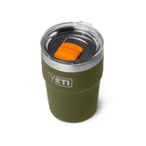 YETI - Rambler 16 oz Stackable Mag Slider - Olive / King Crab Orange