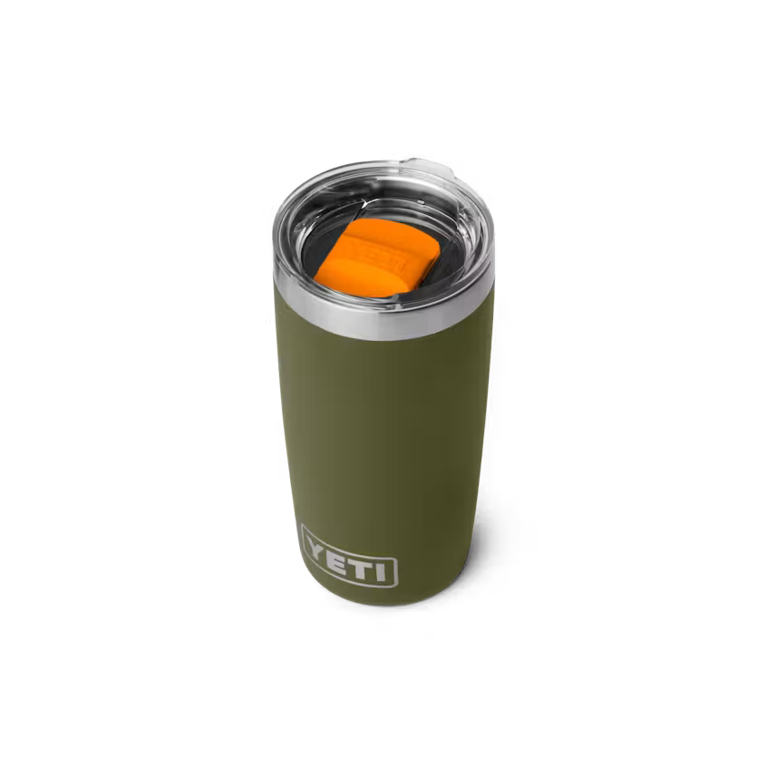 YETI - Rambler 10 oz Tumbler MS - Olive / King Crab Orange