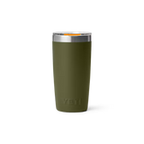 YETI - Rambler 10 oz Tumbler MS - Olive / King Crab Orange