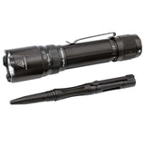 Fenix Rechargeable Dual Rear-Switch Multipurpose Tactical Flashlight + T5 tactical pen