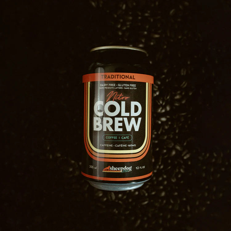 Sheepdog Brew Co - Traditional Cold Brew Coffee, 355 ml/can