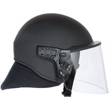 BUSCH - Ballistic 9mm Riot Helmet, ARC-2E w/ short rail, 5mm Visor & Enhanced Neck Protector