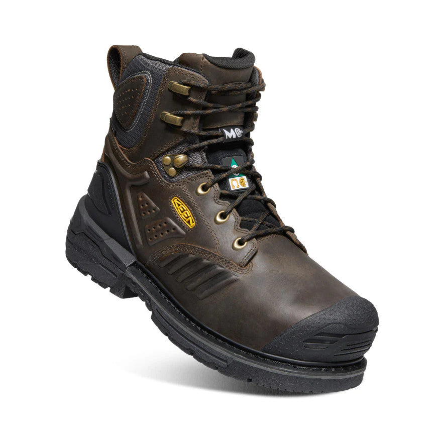 KEEN CSA Philadelphia+ 6" Int. Met Carbon Waterproof - Equipped with a KEEN.POLAR TRACTION micro-cleat grip outsole for superior traction on wet and slippery surfaces.