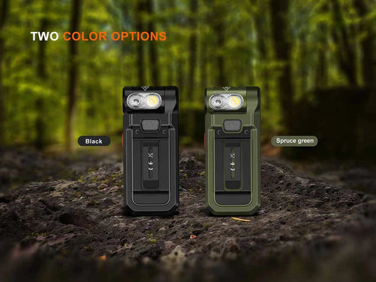 Fenix Multipurpose Clip-on Light with Red and White Light Sources