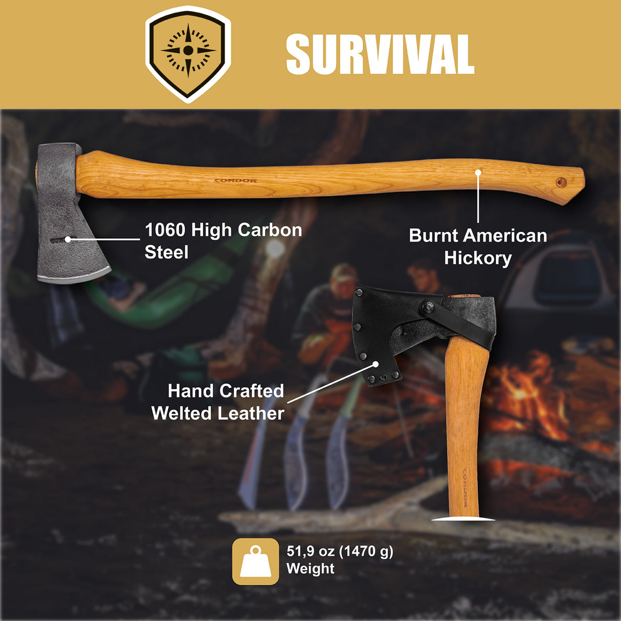 Condor Tool & Knife - Greenland Axe