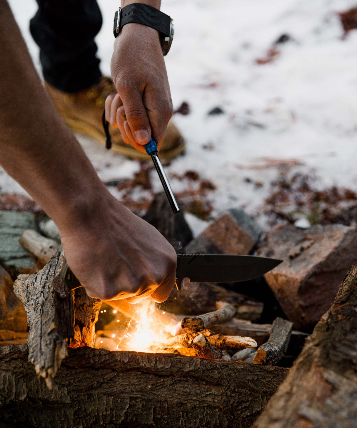 Benchmade Exotac Firerod XL, Blue Aluminum