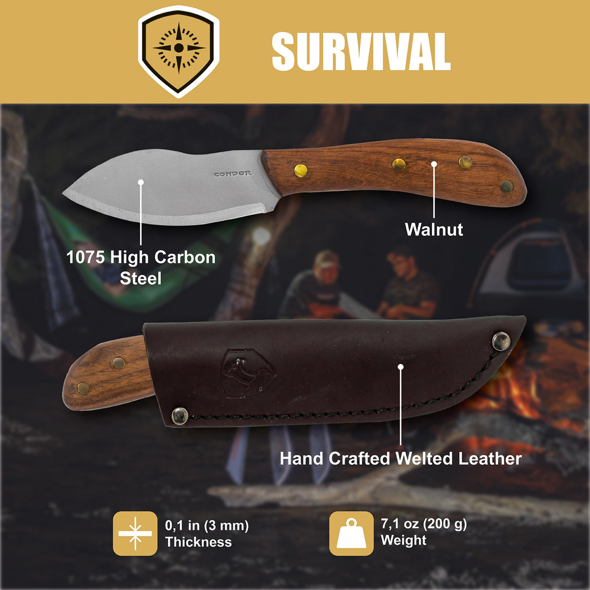 Condor Tool & Knife - Nessmuk Knife
