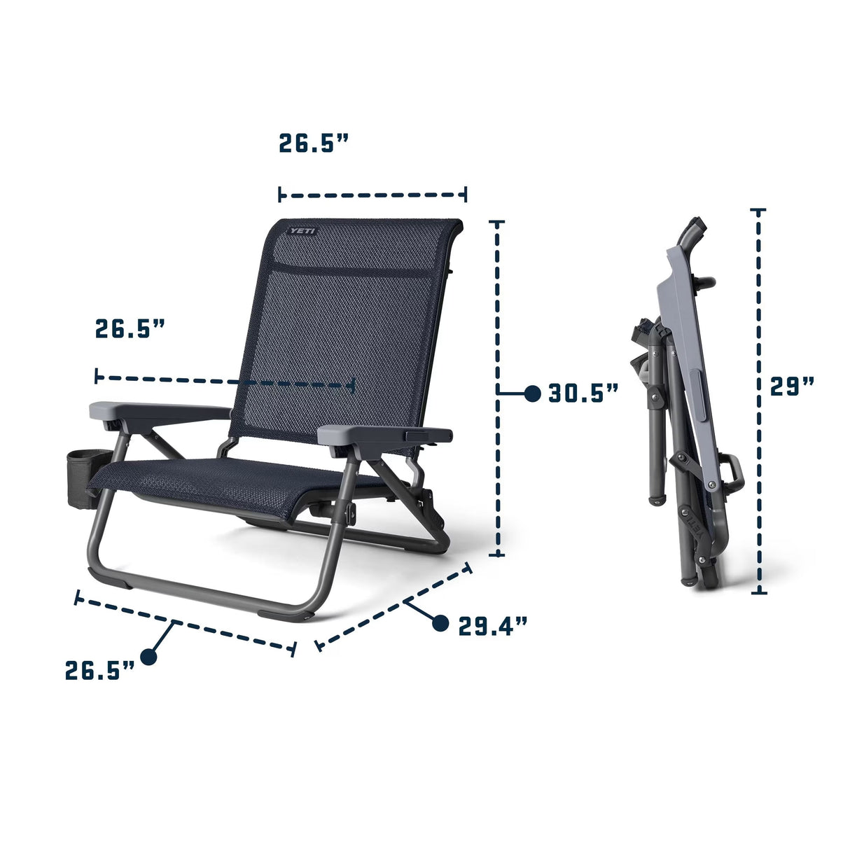 YETI - Hondo Beach Chair - Navy