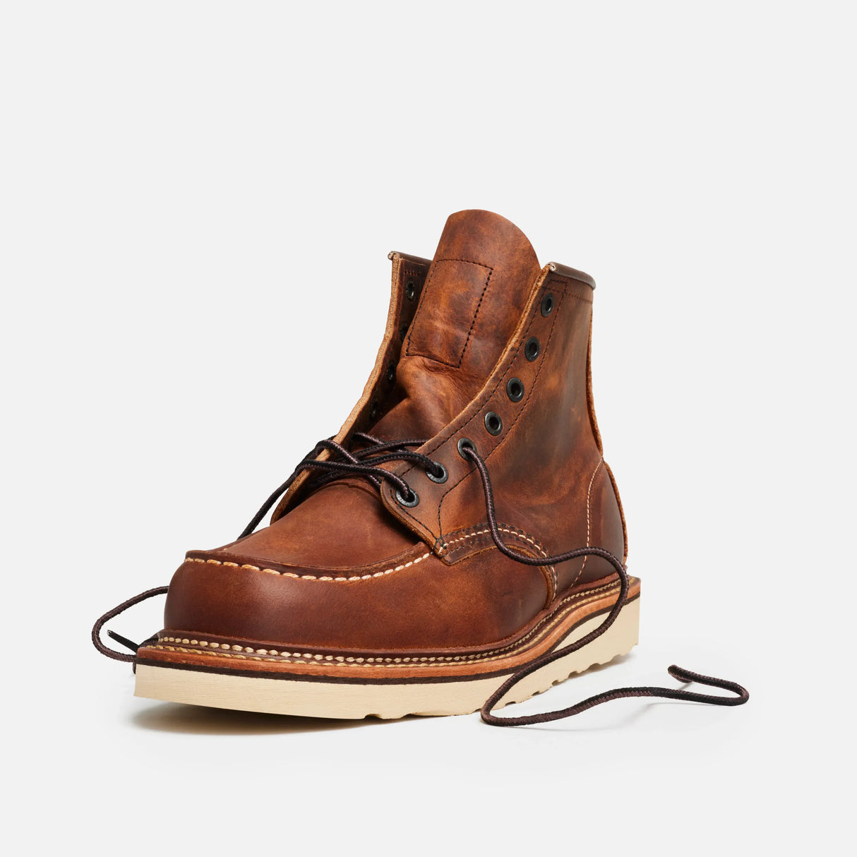 Red Wing - Men's Classic Moc  6" Boot - Copper Rough & Tough Leather