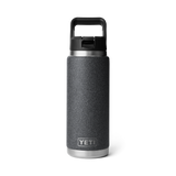 YETI Rambler 26 oz C Straw Bottle (Black Stone)
