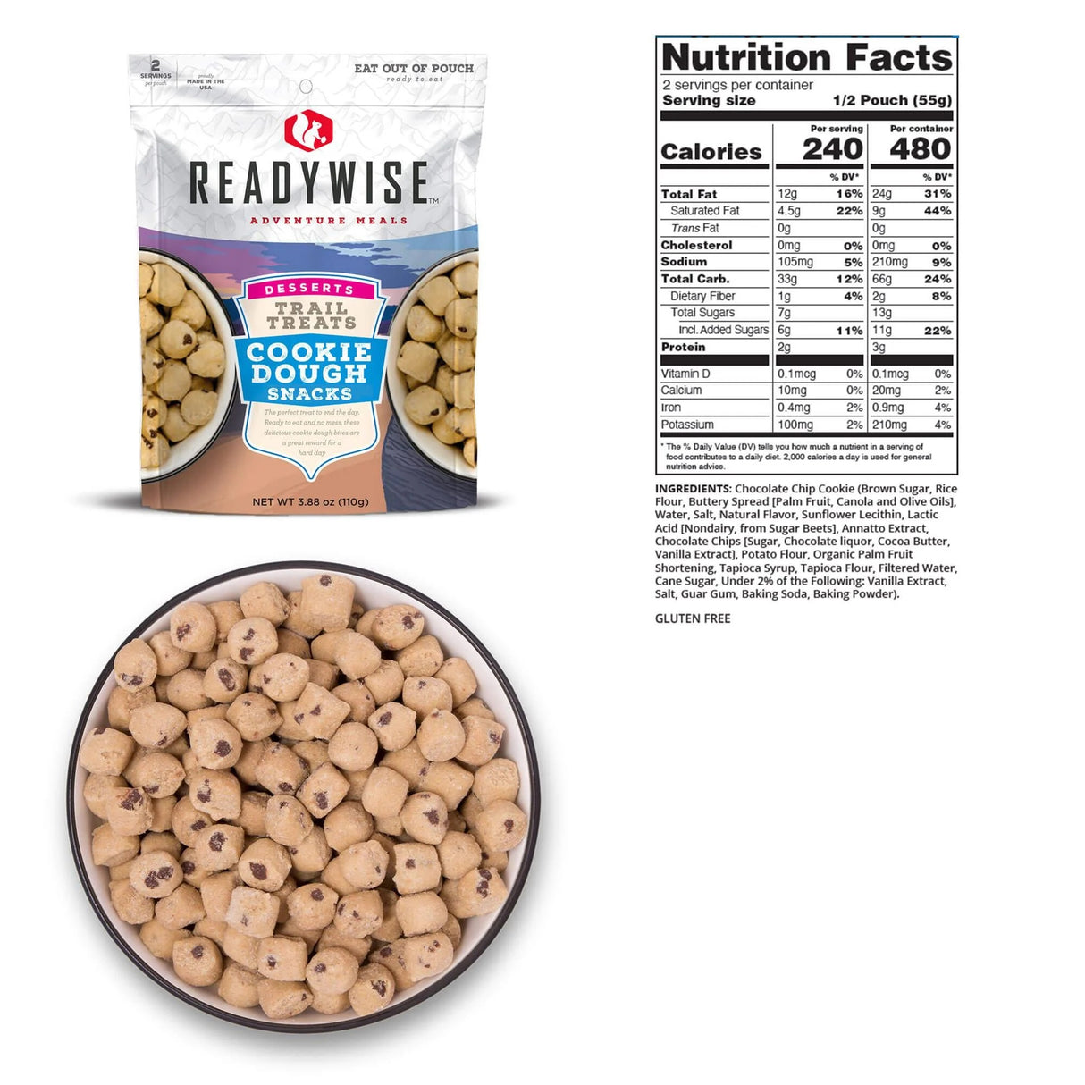 World Famous Trail Treats Cookie Dough